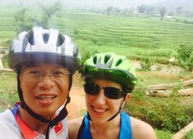 Guide Minh Ha and Tania Bolam